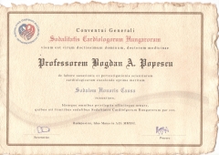 Honorary member, Hungarian Society of Cardiology